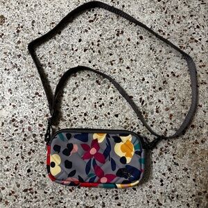 Lug Coupe Matte Luxe Convertible Crossbody Bag in the Wildflower Multi print.